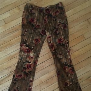BETSEY JOHNSON New York Corduroy Rose Pants
